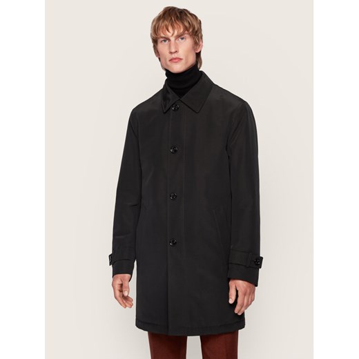 Boss Płaszcz przejściowy Dain 4 50436691 Czarny Regular Fit ze sklepu MODIVO w kategorii Płaszcze męskie - zdjęcie 182737661