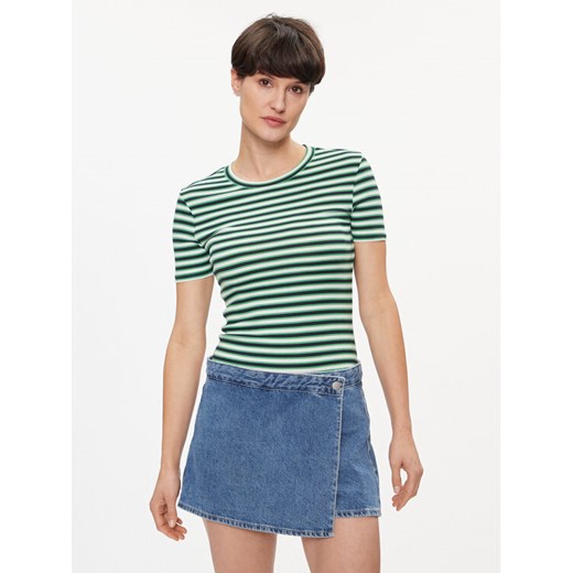 Pepe Jeans T-Shirt Jada PL505847 Zielony Regular Fit ze sklepu MODIVO w kategorii Bluzki damskie - zdjęcie 182737692
