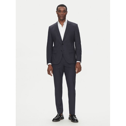 HUGO Garnitur Henry/Getlin232X 50530116 Granatowy Slim Fit ze sklepu MODIVO w kategorii Garnitury męskie - zdjęcie 182737751