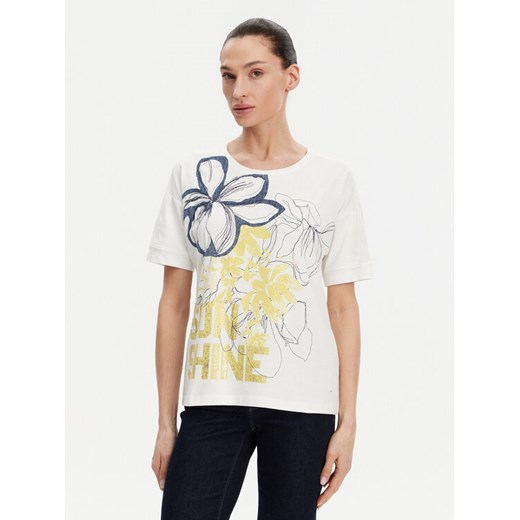 Olsen T-Shirt 11105007 Biały Relaxed Fit ze sklepu MODIVO w kategorii Bluzki damskie - zdjęcie 182737760