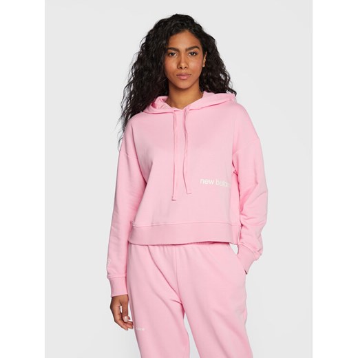 New Balance Bluza Essentials WT23512 Różowy Relaxed Fit ze sklepu MODIVO w kategorii Bluzy damskie - zdjęcie 182737873