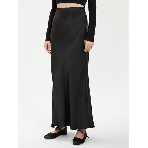 Gina Tricot Spódnica maxi 22969 Czarny Regular Fit ze sklepu MODIVO w kategorii Spódnice - zdjęcie 182737900