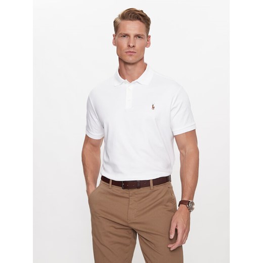 Polo Ralph Lauren Polo 710713130003 Biały Custom Slim Fit ze sklepu MODIVO w kategorii T-shirty męskie - zdjęcie 182737931