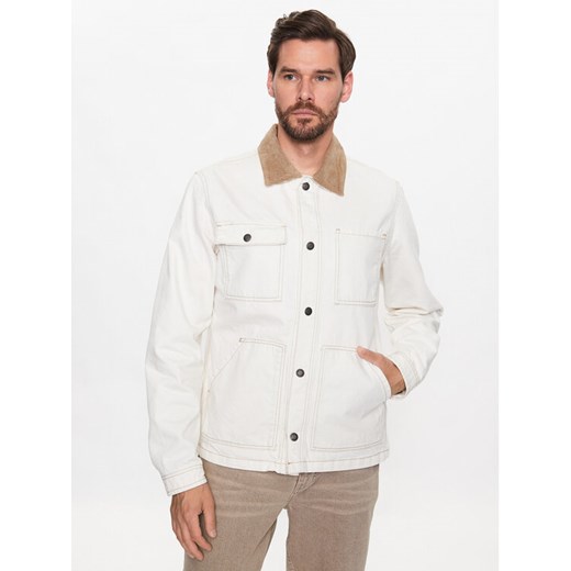 Jack&Jones Kurtka jeansowa Steel 12231171 Écru Regular Fit ze sklepu MODIVO w kategorii Kurtki męskie - zdjęcie 182737952