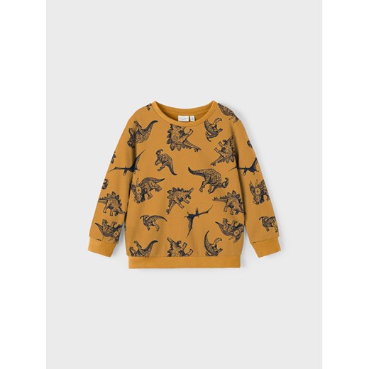 NAME IT Bluza 13218869 Żółty Loose Fit ze sklepu MODIVO w kategorii Bluzy chłopięce - zdjęcie 182737970