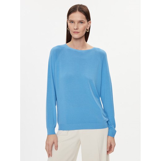 Kontatto Sweter 3M2020C Niebieski Regular Fit ze sklepu MODIVO w kategorii Swetry damskie - zdjęcie 182738041