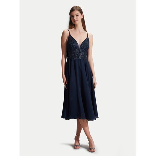 Hey Kyla Sukienka koktajlowa 5AC106HK Granatowy Slim Fit ze sklepu MODIVO w kategorii Sukienki - zdjęcie 182738061