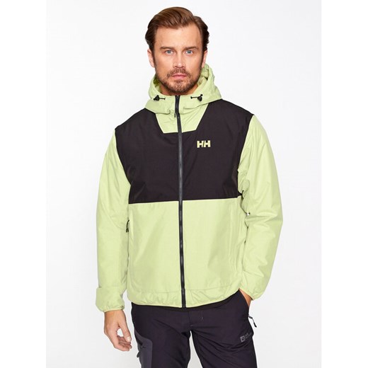 Helly Hansen Kurtka przeciwdeszczowa Ervik Ins 53983 Zielony Regular Fit ze sklepu MODIVO w kategorii Kurtki męskie - zdjęcie 182738070