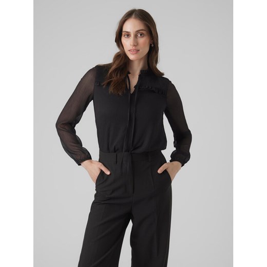 Vero Moda Bluzka Milla 10295551 Czarny Regular Fit ze sklepu MODIVO w kategorii Bluzki damskie - zdjęcie 182738072