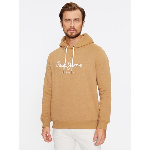 Pepe Jeans Bluza PM582521 Żółty Regular Fit ze sklepu MODIVO w kategorii Bluzy męskie - zdjęcie 182738113