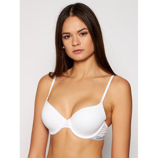 Calvin Klein Underwear Biustonosz z fiszbiną 0000F3784E Biały ze sklepu MODIVO w kategorii Biustonosze - zdjęcie 182738173