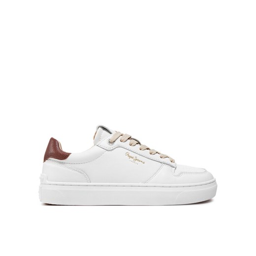 Pepe Jeans Sneakersy PLS00015 Biały ze sklepu MODIVO w kategorii Buty sportowe damskie - zdjęcie 182738182
