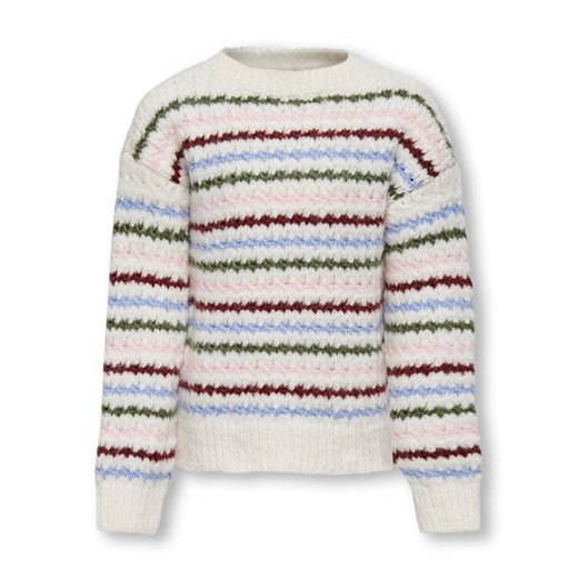 Kids ONLY Sweter 15276106 Écru Regular Fit ze sklepu MODIVO w kategorii Swetry dziewczęce - zdjęcie 182738183