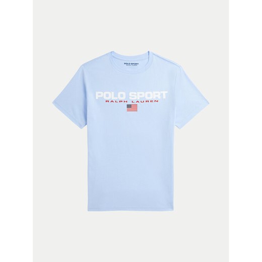 Polo Ralph Lauren T-Shirt 323837629008 Błękitny Regular Fit ze sklepu MODIVO w kategorii T-shirty chłopięce - zdjęcie 182738190