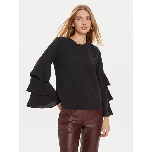 Liu Jo Bluzka WF4481 T0347 Czarny Regular Fit ze sklepu MODIVO w kategorii Bluzki damskie - zdjęcie 182738260