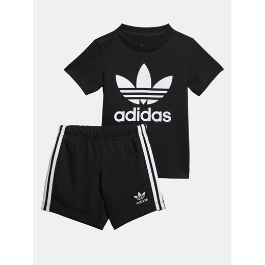 adidas Komplet t-shirt i spodenki JC6583 Czarny Regular Fit ze sklepu MODIVO w kategorii Komplety niemowlęce - zdjęcie 182738271