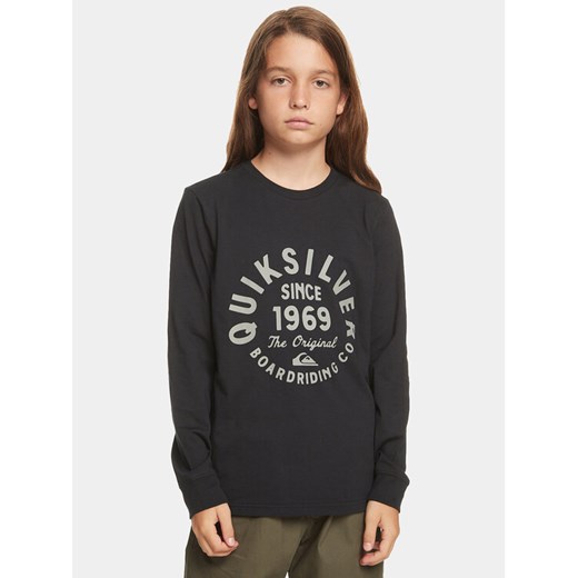 Quiksilver Bluzka Circlescriptfro Tees EQBZT04668 Czarny Regular Fit ze sklepu MODIVO w kategorii Bluzki dziewczęce - zdjęcie 182738300