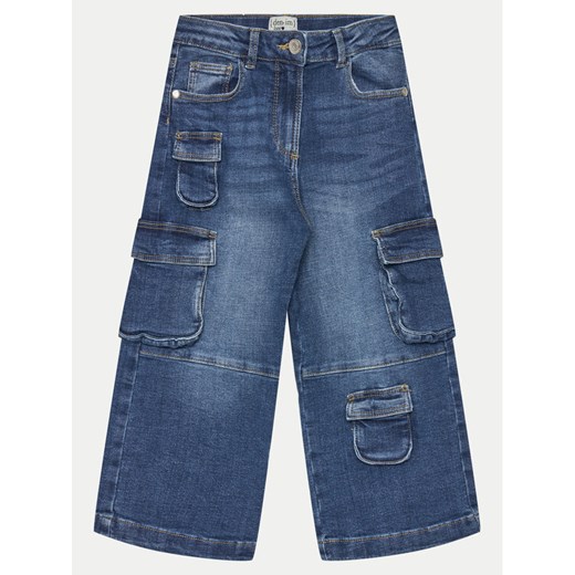Original Marines Jeansy DEA3535F Granatowy Wide Leg ze sklepu MODIVO w kategorii Spodnie dziewczęce - zdjęcie 182738391
