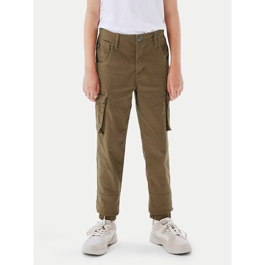 NAME IT Spodnie materiałowe Ryan 13151735 Brązowy Regular Fit ze sklepu MODIVO w kategorii Spodnie chłopięce - zdjęcie 182738480