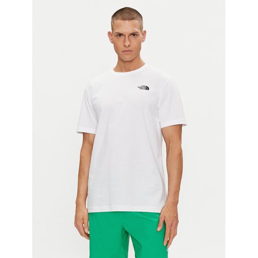 The North Face T-Shirt Redbox NF0A87NV Biały Regular Fit ze sklepu MODIVO w kategorii T-shirty męskie - zdjęcie 182738523