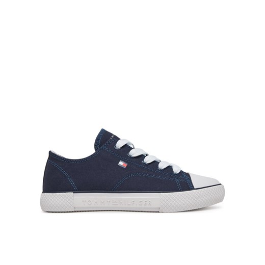Tommy Hilfiger Trampki T3X9-33846-0890 M Niebieski ze sklepu MODIVO w kategorii Trampki dziecięce - zdjęcie 182738550