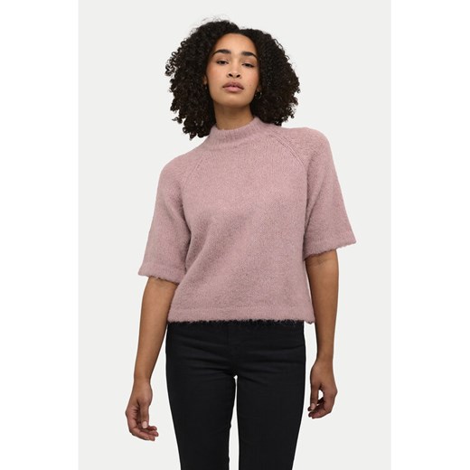Kaffe Sweter Emilie 10509092 Różowy Loose Fit ze sklepu MODIVO w kategorii Swetry damskie - zdjęcie 182738603