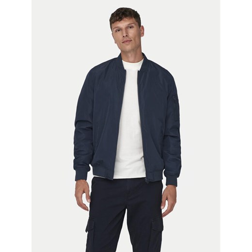 Only & Sons Kurtka bomber Joshua 22023287 Granatowy Regular Fit ze sklepu MODIVO w kategorii Kurtki męskie - zdjęcie 182738633