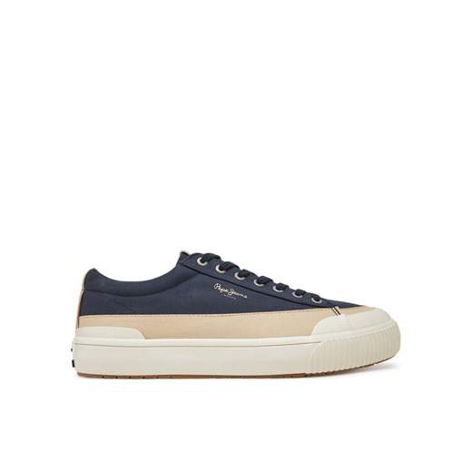 Pepe Jeans Sneakersy PMS31075 Granatowy ze sklepu MODIVO w kategorii Buty sportowe męskie - zdjęcie 182738733