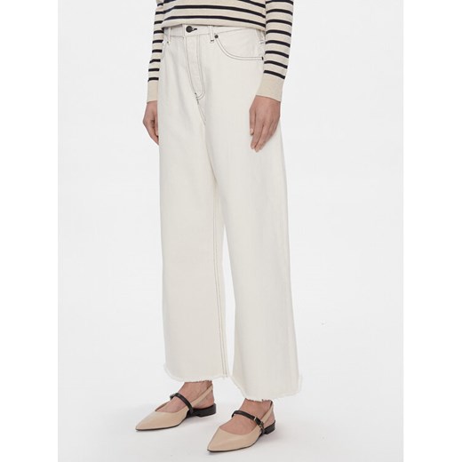 Tommy Hilfiger Jeansy WW0WW40643 Écru Slouchy Fit ze sklepu MODIVO w kategorii Jeansy damskie - zdjęcie 182738814