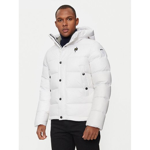 Blauer Kurtka puchowa 24WBLUC03028 Biały Regular Fit ze sklepu MODIVO w kategorii Kurtki męskie - zdjęcie 182738864