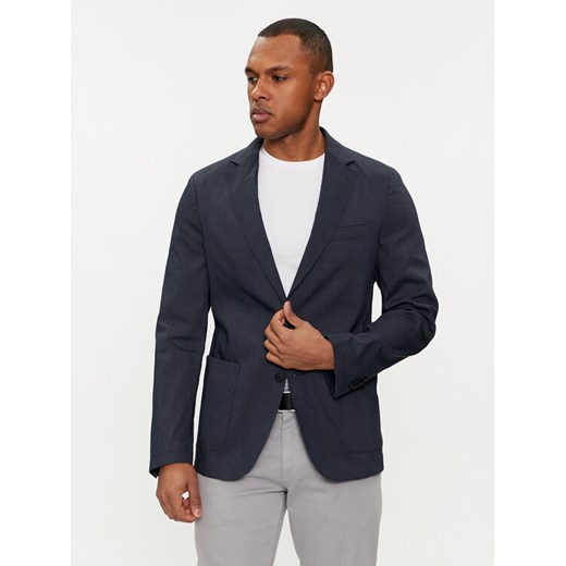 Boss Marynarka P-Hanry-WG-241 50514612 Granatowy Slim Fit ze sklepu MODIVO w kategorii Marynarki męskie - zdjęcie 182738982