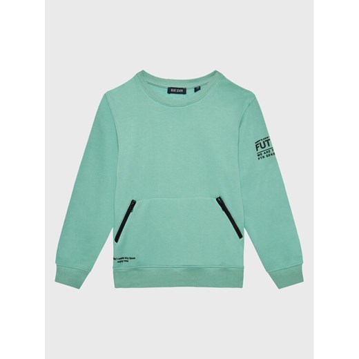 Blue Seven Bluza 670179 Zielony Regular Fit ze sklepu MODIVO w kategorii Bluzy chłopięce - zdjęcie 182738983