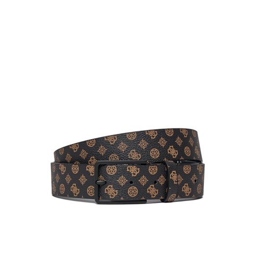 Guess Pasek Męski Micro Peony Eco Belts BM7793 P4135 Brązowy ze sklepu MODIVO w kategorii Paski męskie - zdjęcie 182739003
