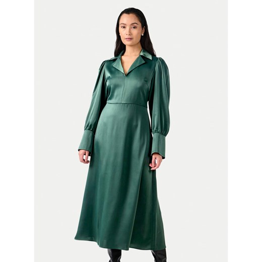 YAS Sukienka koszulowa Pella 26034665 Zielony Regular Fit ze sklepu MODIVO w kategorii Sukienki - zdjęcie 182739121