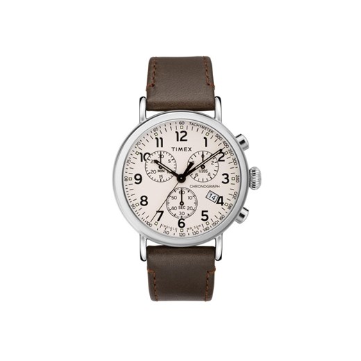 Timex Zegarek Standard TW2T21000 Brązowy ze sklepu MODIVO w kategorii Zegarki - zdjęcie 182739154