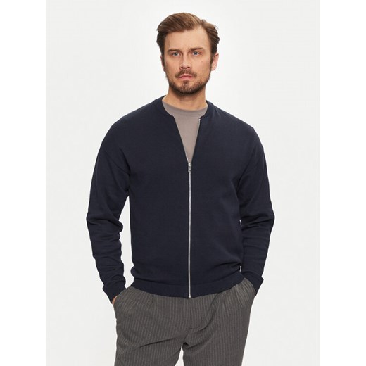 Jack&Jones Bluza Calvin 12269128 Granatowy Relaxed Fit ze sklepu MODIVO w kategorii Bluzy męskie - zdjęcie 182739191