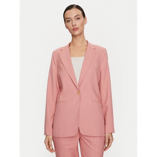 Tommy Hilfiger Marynarka WW0WW39977 Różowy Regular Fit ze sklepu MODIVO w kategorii Marynarki damskie - zdjęcie 182739214