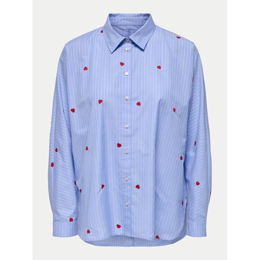 ONLY Koszula 15344336 Niebieski Box Fit ze sklepu MODIVO w kategorii Koszule damskie - zdjęcie 182739364