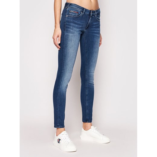 Tommy Jeans Jeansy Sophie DW0DW09214 Granatowy Skinny Fit ze sklepu MODIVO w kategorii Jeansy damskie - zdjęcie 182739374