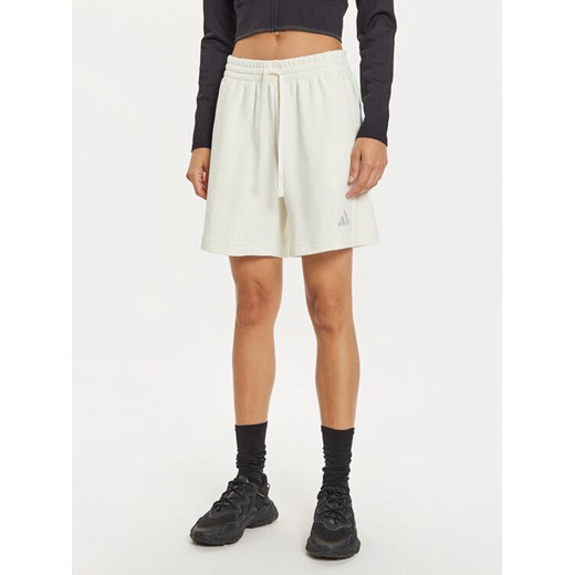 adidas Szorty sportowe ALL SZN IY6824 Biały Loose Fit ze sklepu MODIVO w kategorii Szorty - zdjęcie 182739410