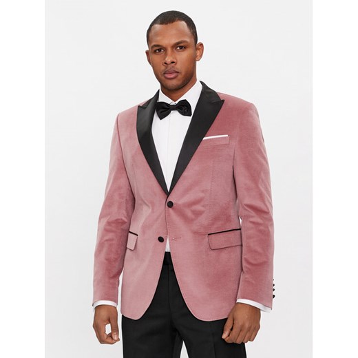 JOOP! Marynarka 17 JB-35Horace 30040435 Różowy Slim Fit ze sklepu MODIVO w kategorii Marynarki męskie - zdjęcie 182739413