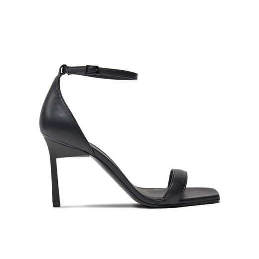 Calvin Klein Sandały Heel Sandal 90 Pearl Lth HW0HW02066 Czarny ze sklepu MODIVO w kategorii Sandały damskie - zdjęcie 182739440