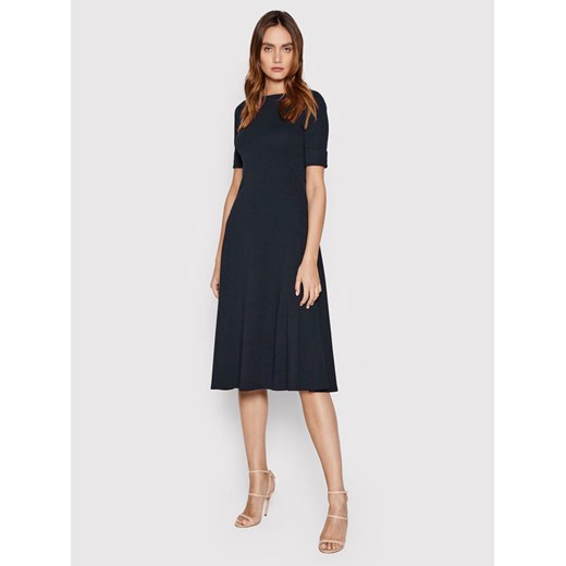Lauren Ralph Lauren Sukienka codzienna 250863913002 Granatowy Regular Fit ze sklepu MODIVO w kategorii Sukienki - zdjęcie 182739462