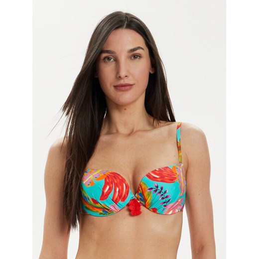 Selmark Góra od bikini BJ618 Turkusowy ze sklepu MODIVO w kategorii Stroje kąpielowe - zdjęcie 182739522