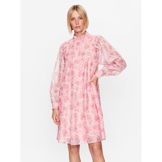 Bruuns Bazaar Sukienka koszulowa Pihilina BBW3255 Różowy Regular Fit ze sklepu MODIVO w kategorii Sukienki - zdjęcie 182739532