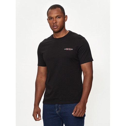 Guess Jeans T-Shirt M4YI55 K8HM0 Czarny Slim Fit ze sklepu MODIVO w kategorii T-shirty męskie - zdjęcie 182739594