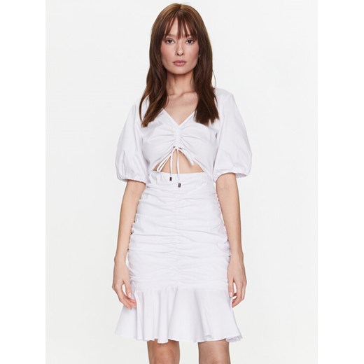 Pinko Sukienka letnia 100564 Y817 Biały Regular Fit ze sklepu MODIVO w kategorii Sukienki - zdjęcie 182739622