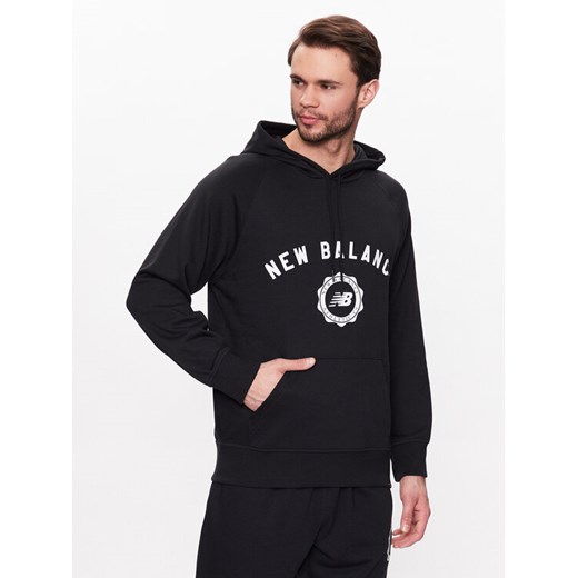 New Balance Bluza Dukserica Sport Seasonal French Terry MT31901 Czarny Relaxed Fit ze sklepu MODIVO w kategorii Bluzy męskie - zdjęcie 182739661