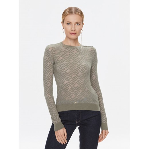 Guess Sweter W4RR28 Z3C90 Zielony Regular Fit ze sklepu MODIVO w kategorii Swetry damskie - zdjęcie 182739761