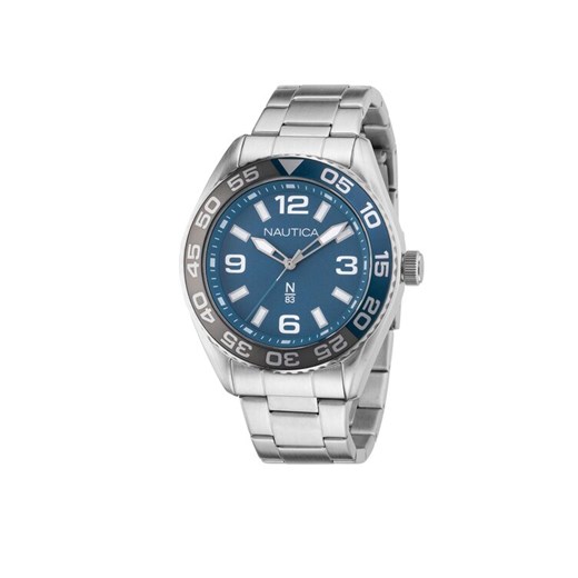 Nautica Zegarek NAPFWS307 Srebrny ze sklepu MODIVO w kategorii Zegarki - zdjęcie 182739794